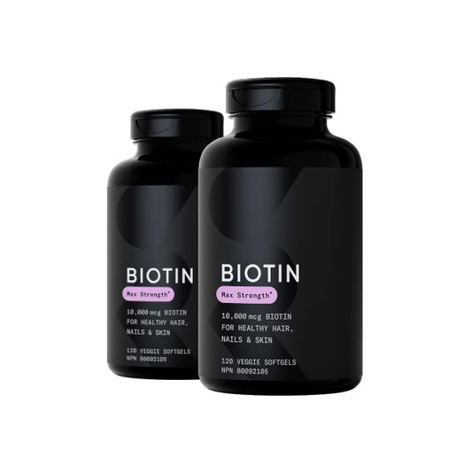 Biotin Max Strength - 2 Pack